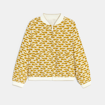 جاكيت بومبر ذو وجهين للفتيات